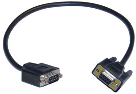 DB-9 Extension Cable, 17in.